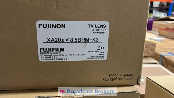 FUJINON XA20sX8.5BRM K3 NEW