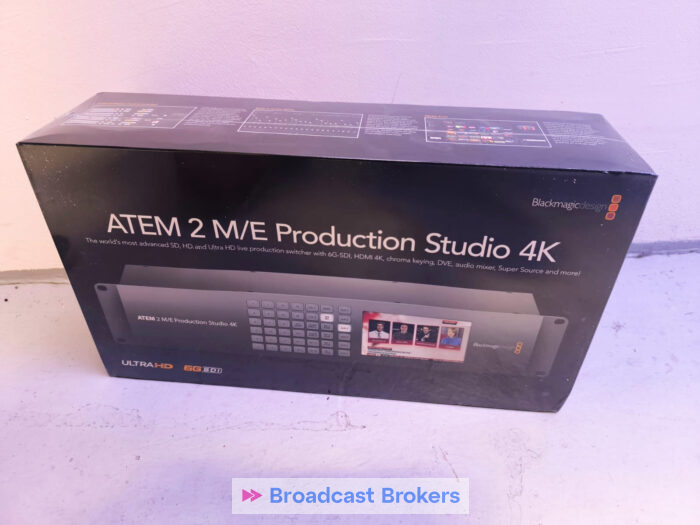 NEW BMD ATEM 2 ME PRODUCTION STUDIO 4k