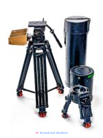 SACHTLER 9+9 +CINE 2000 +BABY LEGS TRIPOD STATIV