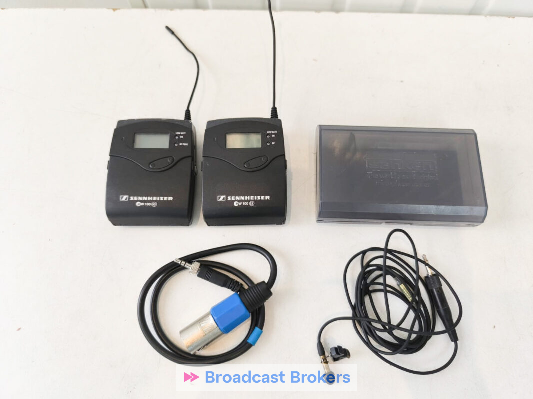 Home : Broadcast Brokers: Professional Audiovisual Equipment 33 SENNHEISER EW100 G3 SK100 +EK 100 +SANKEN COS11