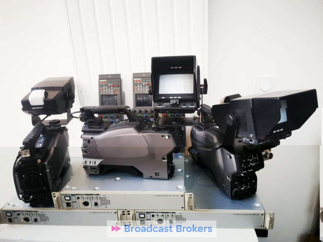 SONY HXC 100 HDVF 550 x3