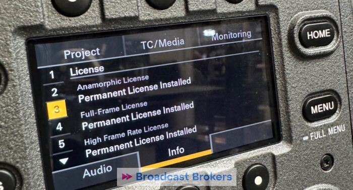 SONY VENICE 1 10596 LICENCES