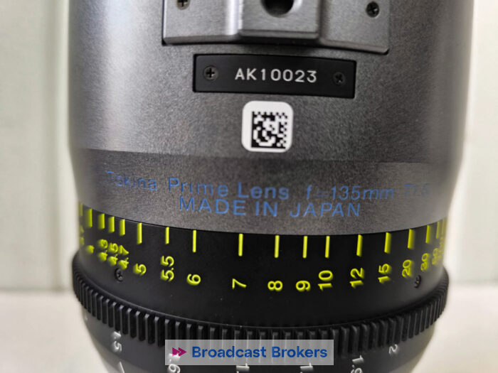 Tokina VISTA ONE PRIME 135 T1.5 metric - Image 5